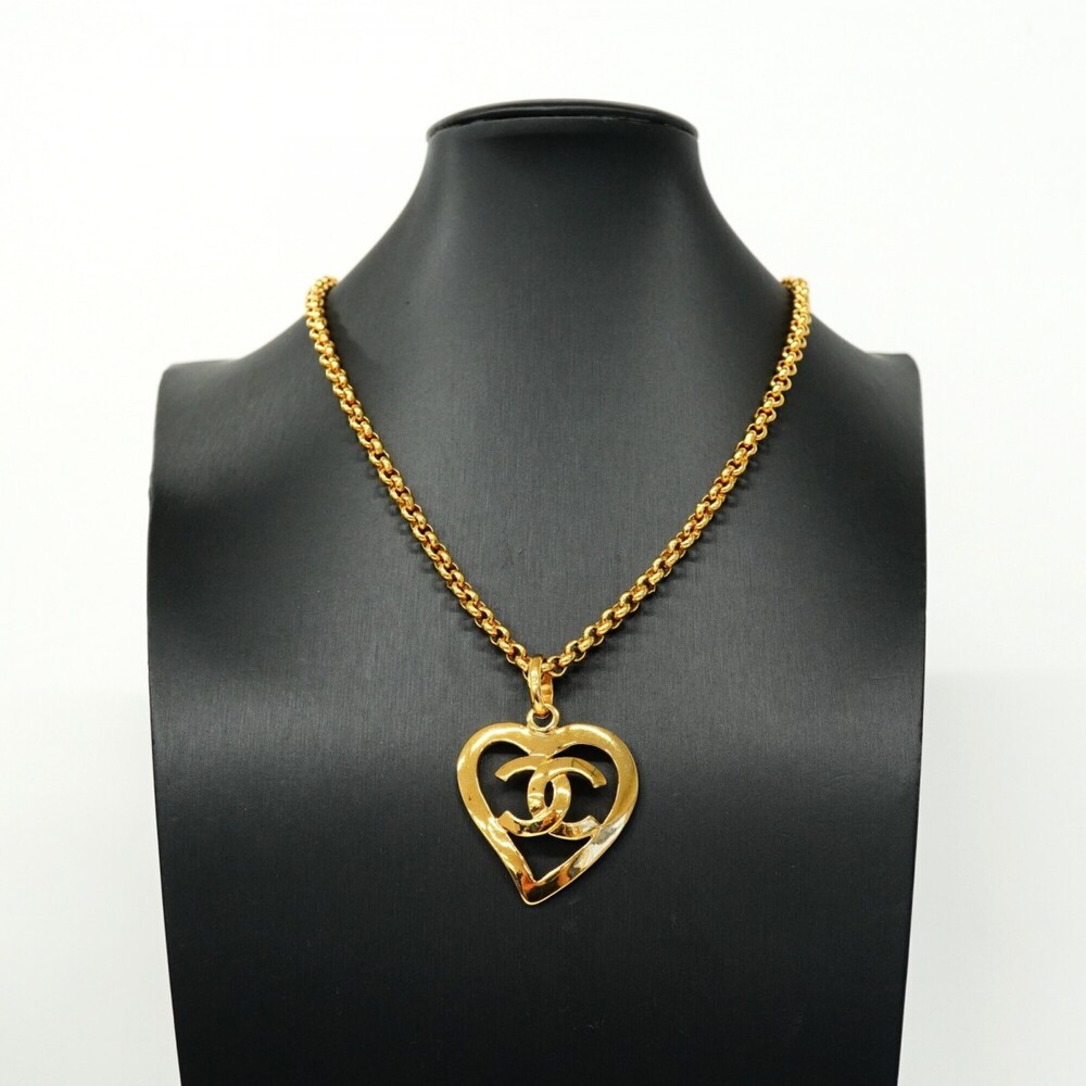 CHANEL Gold Logo Necklace - Picture 6 of 6